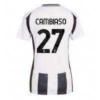 Juventus Andrea Cambiaso #27 Fotballklær Hjemmedrakt Dame 2024-25 Kortermet